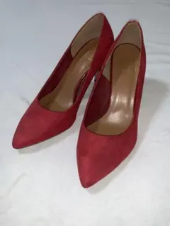 R&E ROSESENCE ハイヒール パンプス レッド 24.5cm