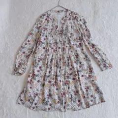 OLD NAVY GAP 小花柄　長袖　チュニック　ワンピース　S