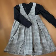 any FAM チェック柄 ワンピース 120