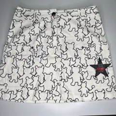 レディース ゴルフスカート ベア総柄