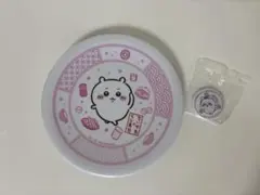 ちいかわ くら寿司 コラボ 皿 缶バッジ セット　モモンガ