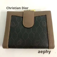 Christian Dior クリスチャンディオール がま口 財布 ブラック