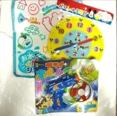 フライホイールガン　お水でらくがきシート　学習時計　セット　おもちゃ　知育玩具のサムネイル