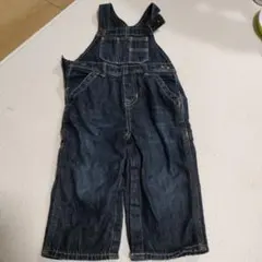 babyGap ダークデニムオーバーオール 90