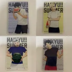 ハイキュー‼︎ セブンネットアクリルマグネット 4個セット