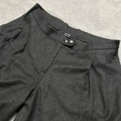 美品　LANVIN ランバン　スラックス カシミヤ　パンツ　ツータック　フランスのサムネイル