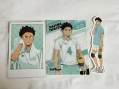 岩泉一　ハイキュー!!　ステッカー　クリアカード　チェキカード　極楽湯コラボ