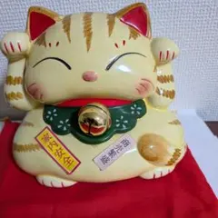 有田焼 猫の貯金箱 吉澤深雪 灰色 - メルカリ