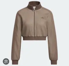 adidas ワッフル素材　クロップド丈　ジャージ