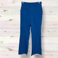 コーエン　ボトムス　派手色　差し色　青　アクセント　1195y