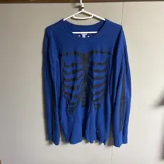 Supreme Hanes Bones Thermal ボーン 骨 サーマル 青