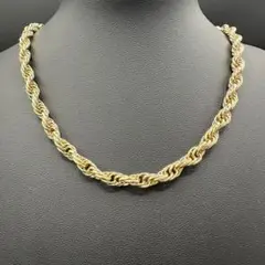 ジバンシィGIVENCHY ゴールドカラー ロープチェーン ネックレス