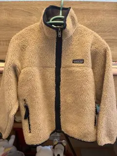 お値下げ！patagonia キッズ フリースジャケット 8サイズ ベージュ