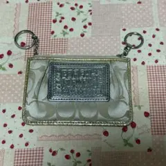 COACH シグネチャー コインケース キーリング付き