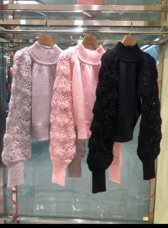 FURFUR クロシェスリーブモヘアタートル