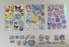 おすそ分け　サンリオ　ボンボンドロップシール、うるちゅるシール、おはじきシール等