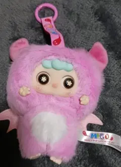 MIGO ぬいぐるみ キーホルダー トラブルメーカー ピンク