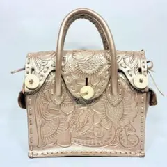 Carving tribes Maestra S ハンドバッグ ピンク ゴールド