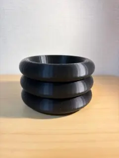 3Dプリント鉢 植木鉢 3個セット プラ鉢 リブ構造 3Dプリンター鉢 雲雲のサムネイル
