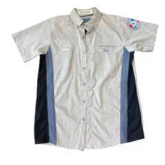 US古着 グレー 半袖シャツ