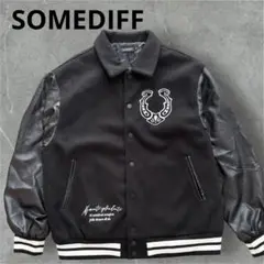 SOMEDIFF スタジャン M ブラック ストリート