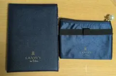 LANVIN ネイビー ポーチ＆鏡のサムネイル