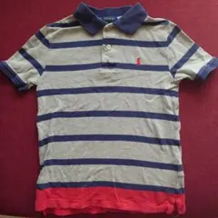 Polo Ralph Lauren ストライプ ポロシャツ 7歳