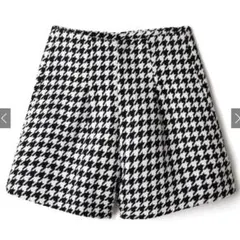 GRL 千鳥柄ハイウエストショートパンツ