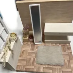 ミニチュアドールハウス　背景ボード
