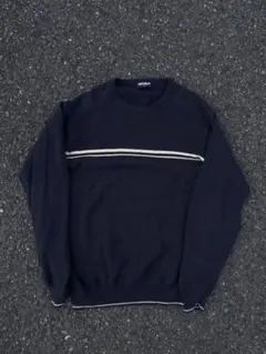 OLD　UNIQLO ネイビー ニット　L 90s