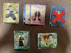 鬼滅の刃 銀だこ カード5枚セット