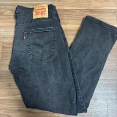 6 Levi's 511 ダークグレー デニムパンツ W33 L30 リーバイス