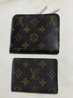Louis Vuitton 二つ折り財布 モノグラム ブラック