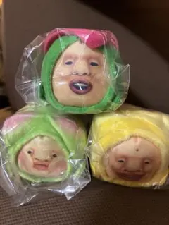 こびとづかん⭐︎お手玉マスコット⭐︎スモモノウチ　リトルハナガシラ　ホトケアカバネ