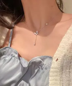 蝶モチーフ ネックレス