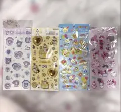 サンリオシリーズ ジュエルシール すりガラス風シール ぷくぷくシール マシュマロ