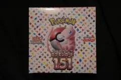ポケモンカード 151 Boxシュリンク付き ポケモンカードゲーム ポケモンカード151 BOX シュリンク付き 新品 未