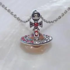 【ピンク】Vivienne Westwood オーブネックレス スモールオーブ