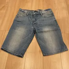 【美品】Bershka デニムショートパンツ S