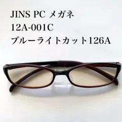 JINS PC メガネ 12A-001C ブルーライトカット126A
