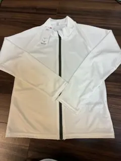 キッズ無地ホワイトラッシュガード130センチ