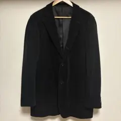 【UNIQLO】 コーデュロイ テーラードジャケット ブラック