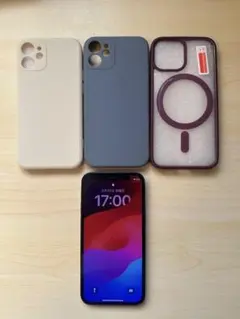 iPhone 12 mini 256GB 78% ネイビー ケース3個付き