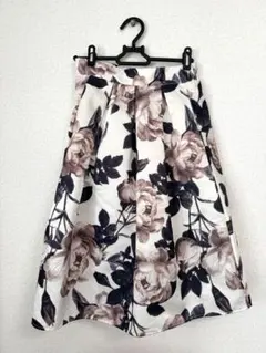 【Fifth】花柄　フレアスカート