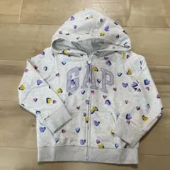 Baby GAP ハート柄フード付きパーカー　110cm