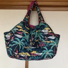 Hulalani ハワイアンプリント トートバッグ