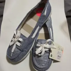 新品未使用　ROXY グレー フラットシューズ
