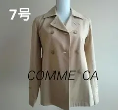 COMME CA トレンチコート ショート丈 裏地あり 定番のサムネイル
