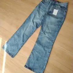 新品　GRL　フレアデニムパンツ　CU161　M 　ブルー