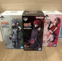 一番くじ NARUTO-ナルト- 疾風伝 風影奪還編フィギュアC賞B賞E賞F賞2